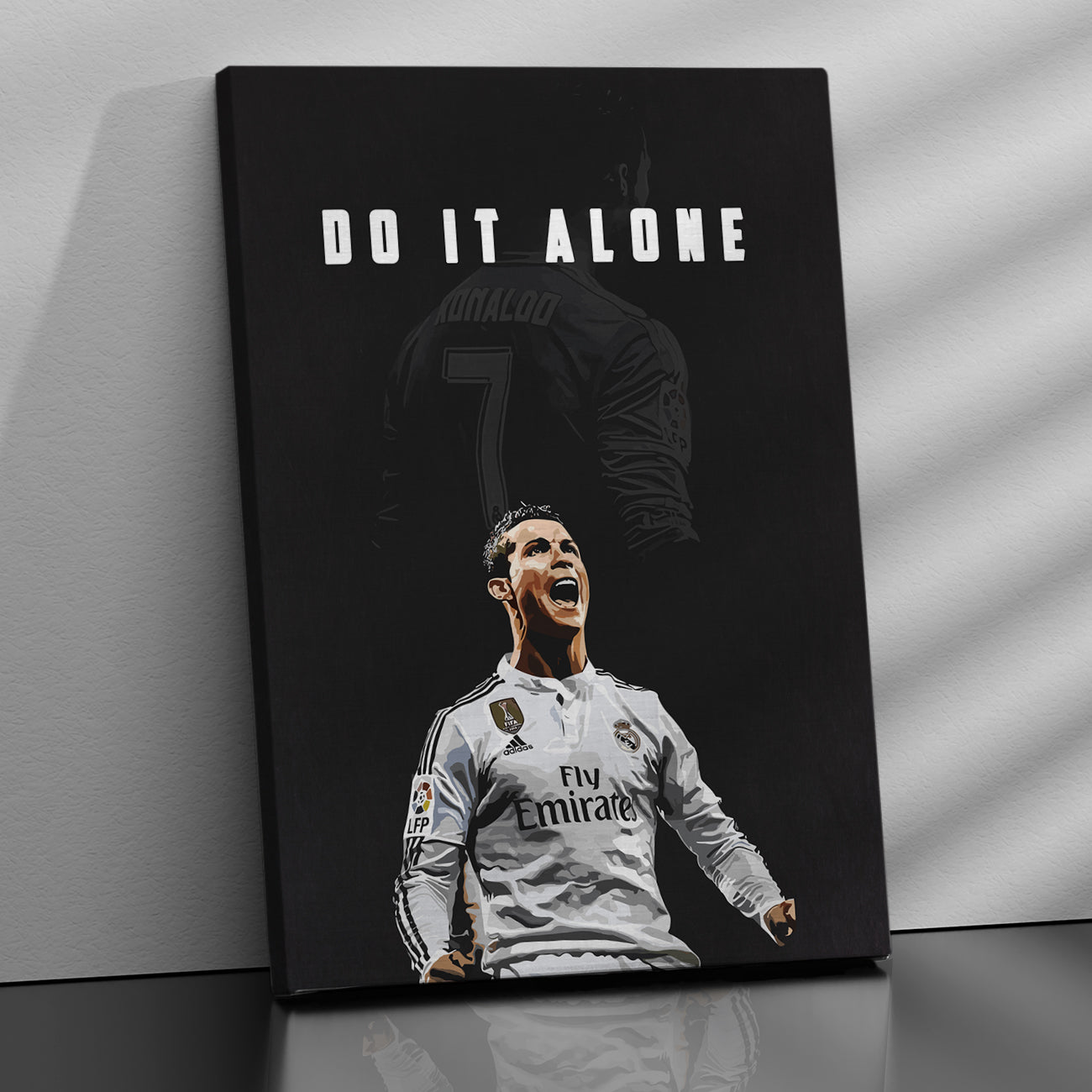 Ronaldo Canvas Art Print - Motivational Wall Art