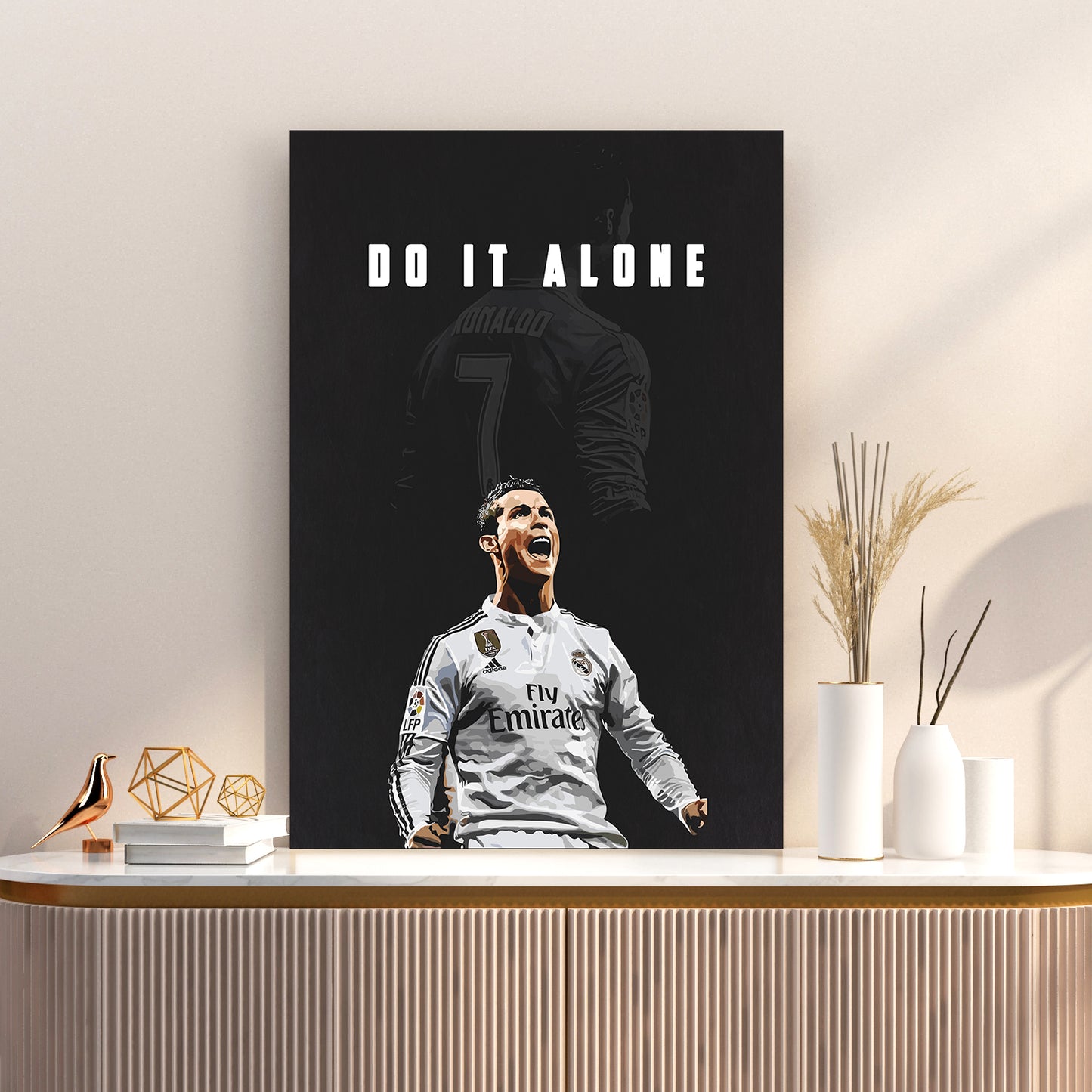 Ronaldo Canvas Art Print - Motivational Wall Art