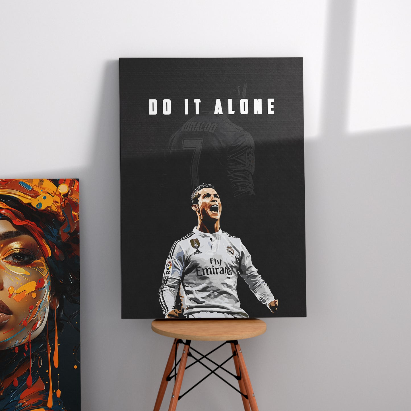 Ronaldo Canvas Art Print - Motivational Wall Art