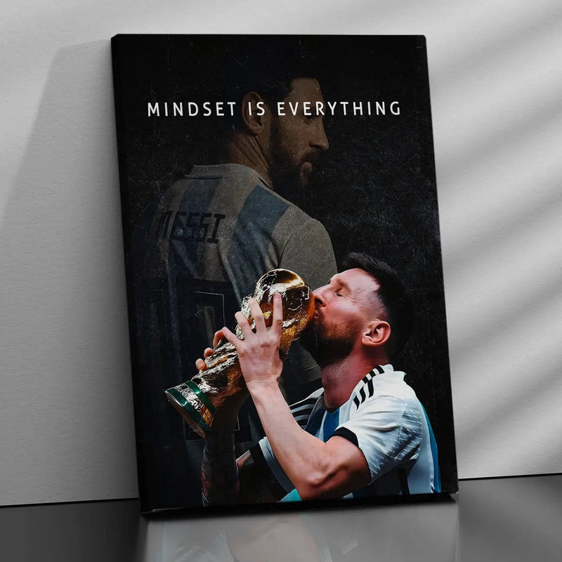 Lionel Messi Inspirational Canvas Art Print - Motivational Wall Art Collection