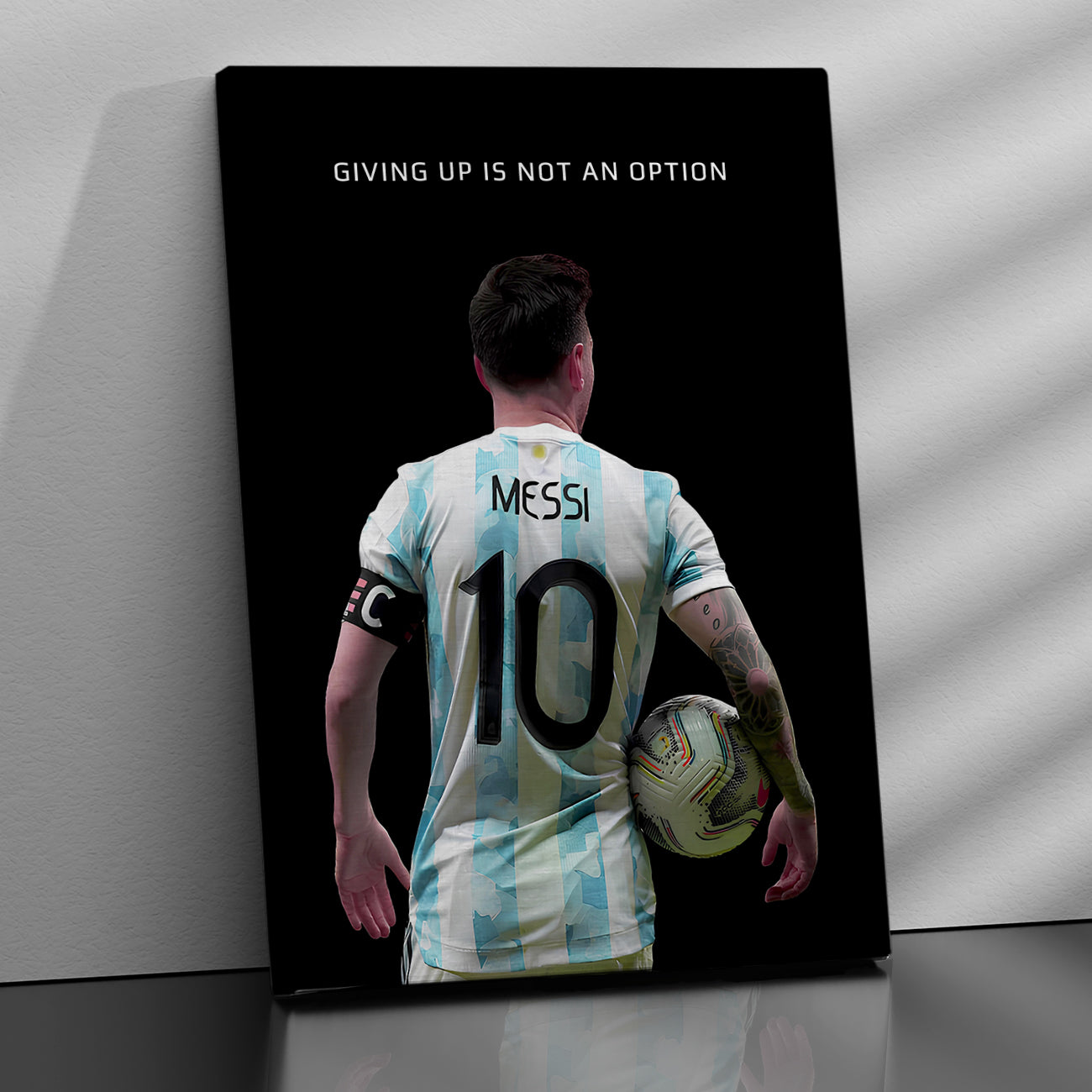 Lionel Messi Inspirational Canvas Art Print - Motivational Wall Art Collection