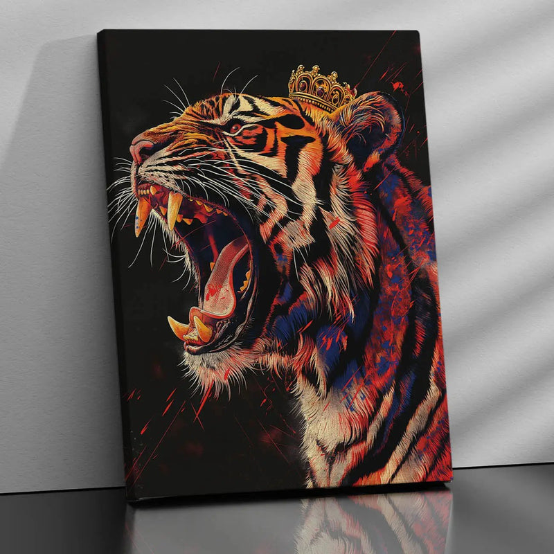 Tiger Wall Canvas For Home Decor, Decorative Canvas