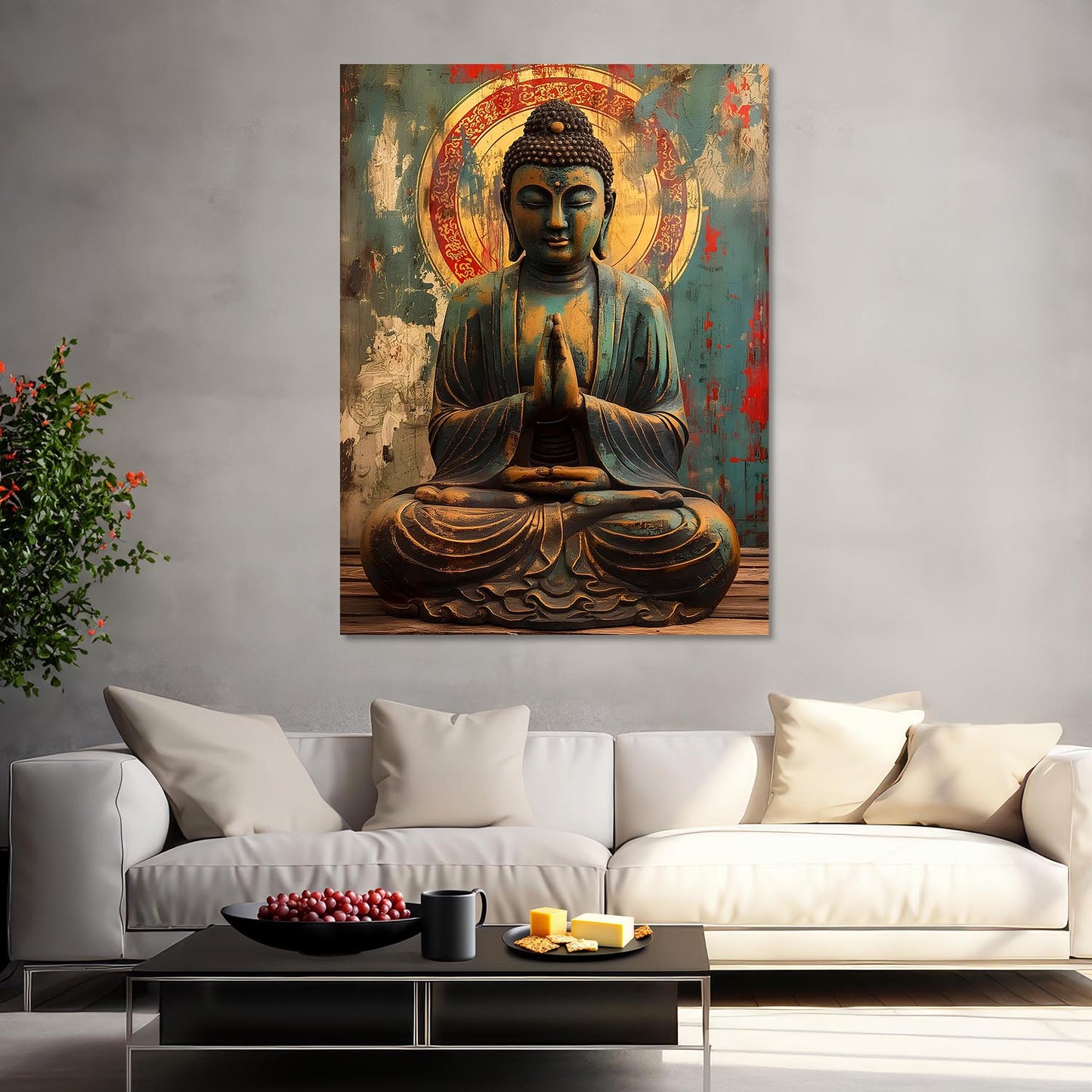 Buddha Canvas Art Print: Divine Serenity for Every Space