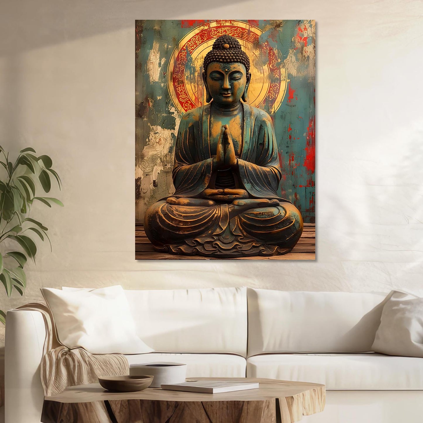 Buddha Canvas Art Print: Divine Serenity for Every Space