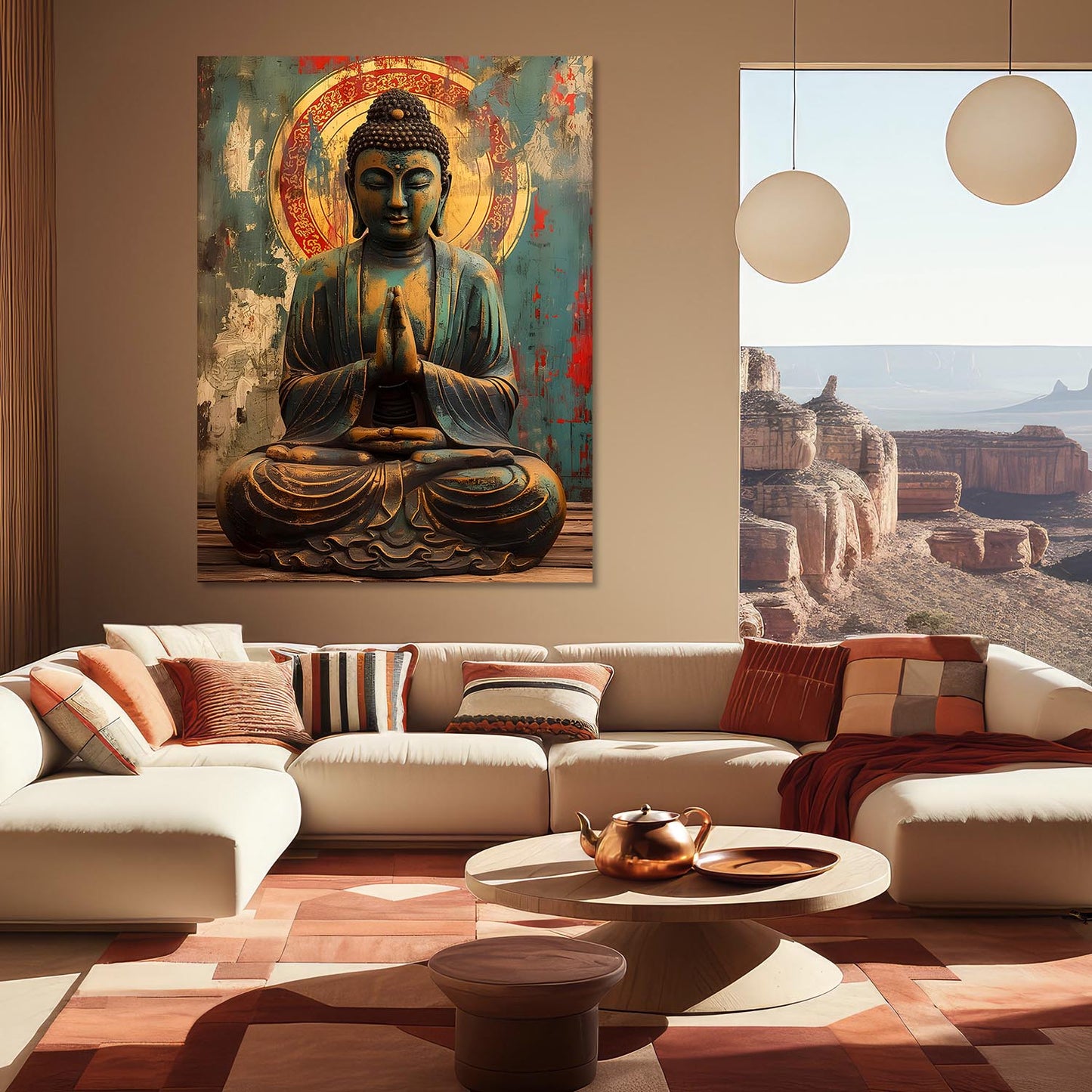 Buddha Canvas Art Print: Divine Serenity for Every Space