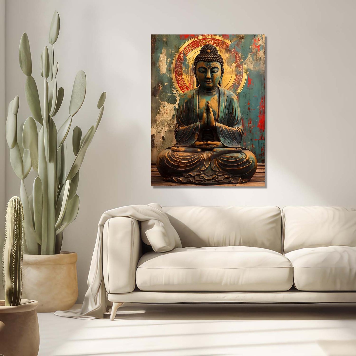 Buddha Canvas Art Print: Divine Serenity for Every Space