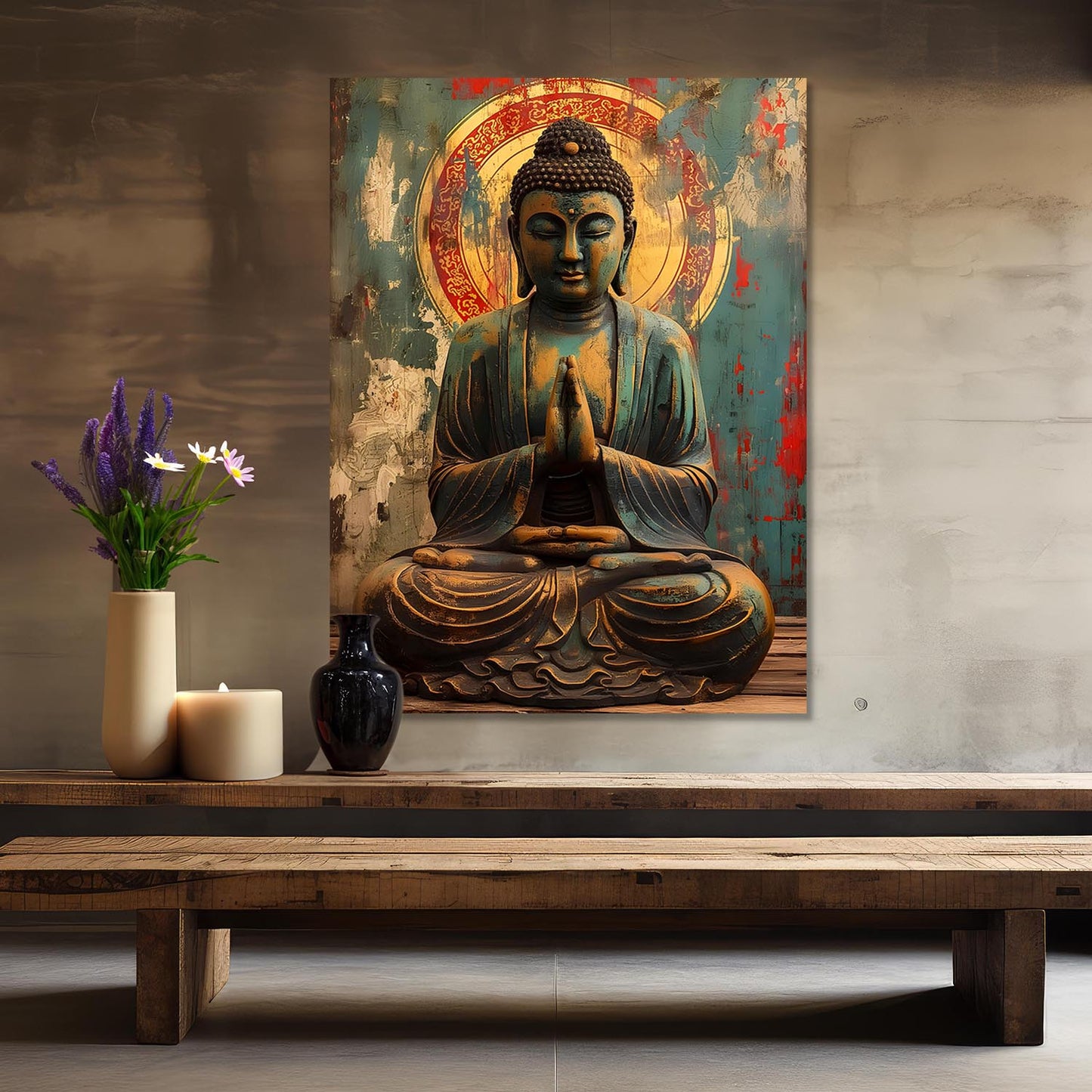 Buddha Canvas Art Print: Divine Serenity for Every Space