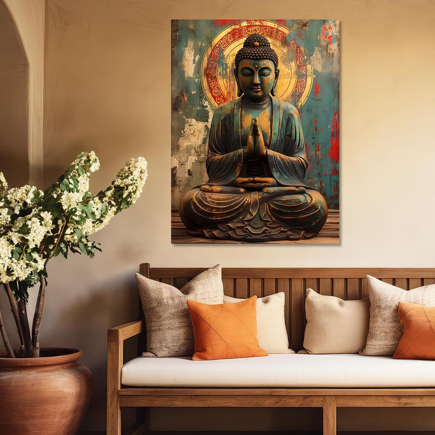 Buddha Canvas Art Print: Divine Serenity for Every Space