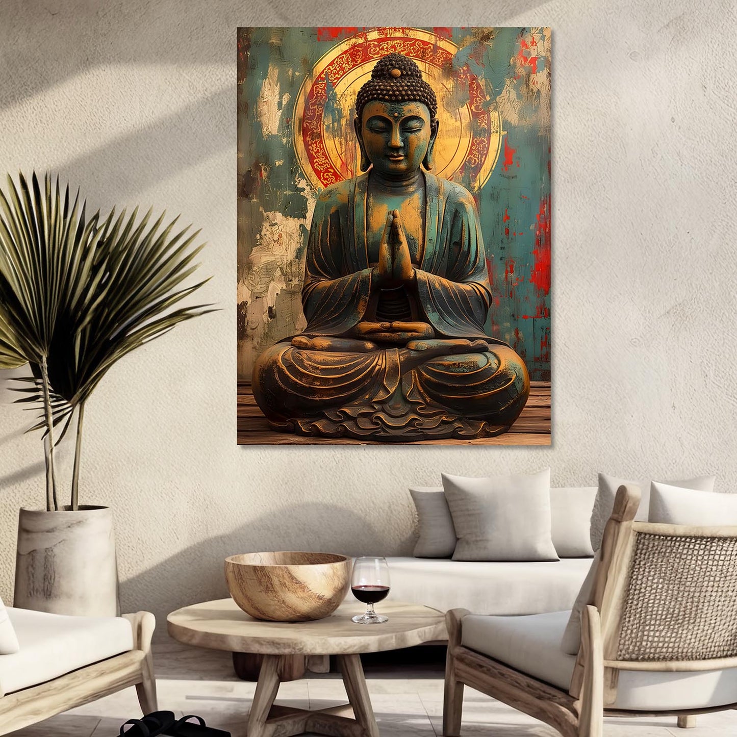 Buddha Canvas Art Print: Divine Serenity for Every Space