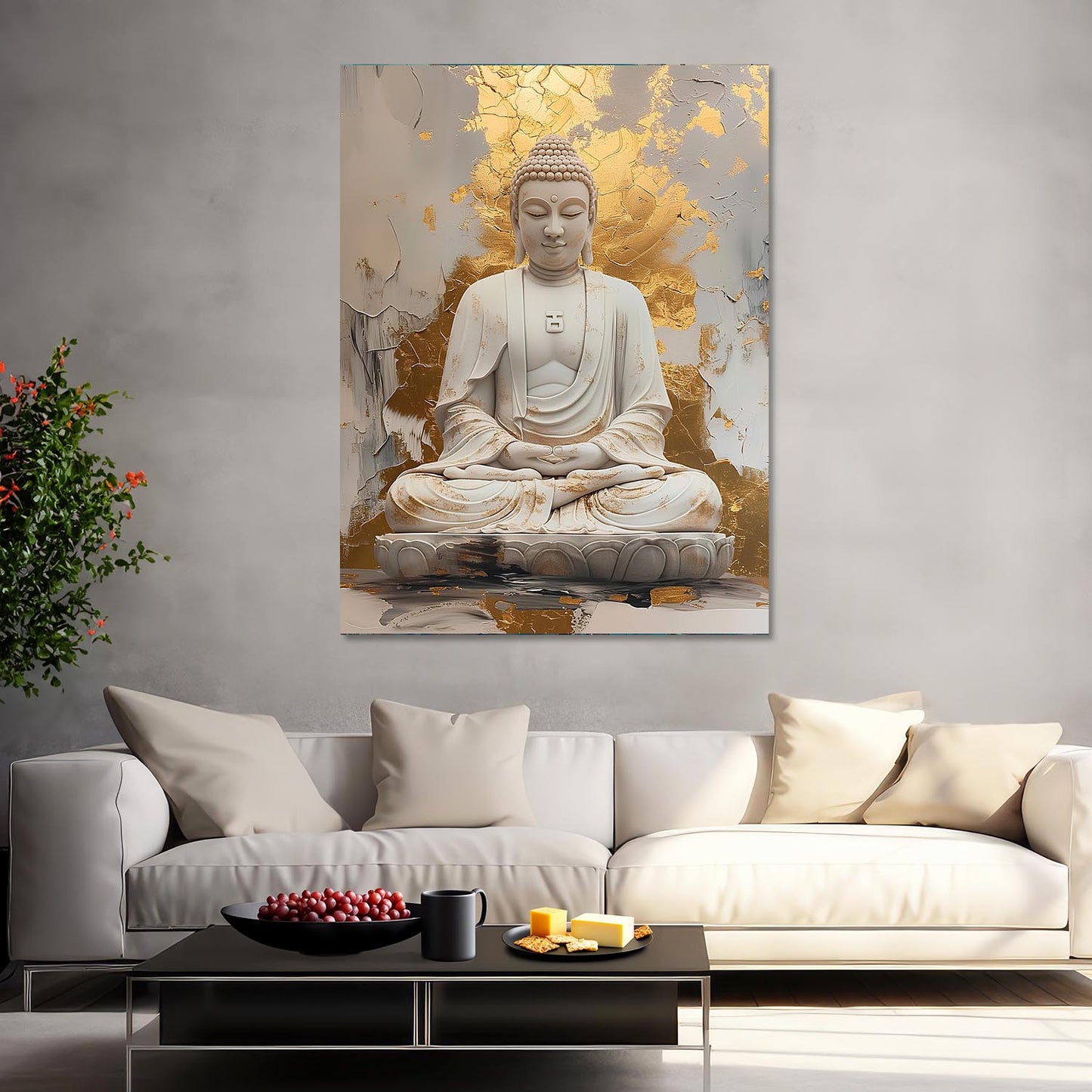 Buddha Canvas Art Print: Divine Serenity for Every Space