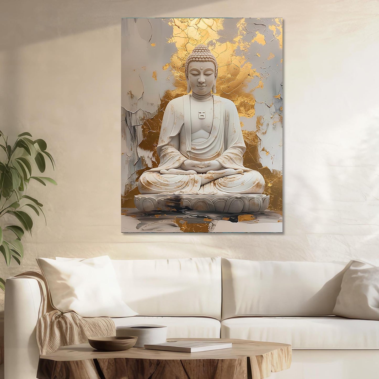 Buddha Canvas Art Print: Divine Serenity for Every Space