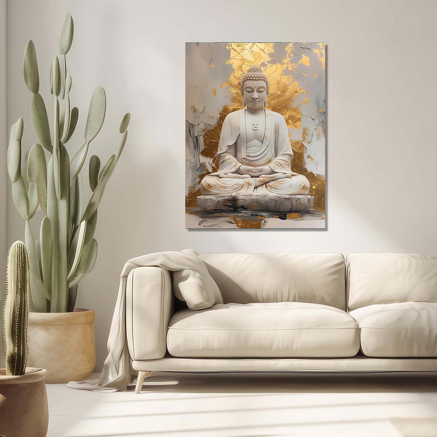 Buddha Canvas Art Print: Divine Serenity for Every Space