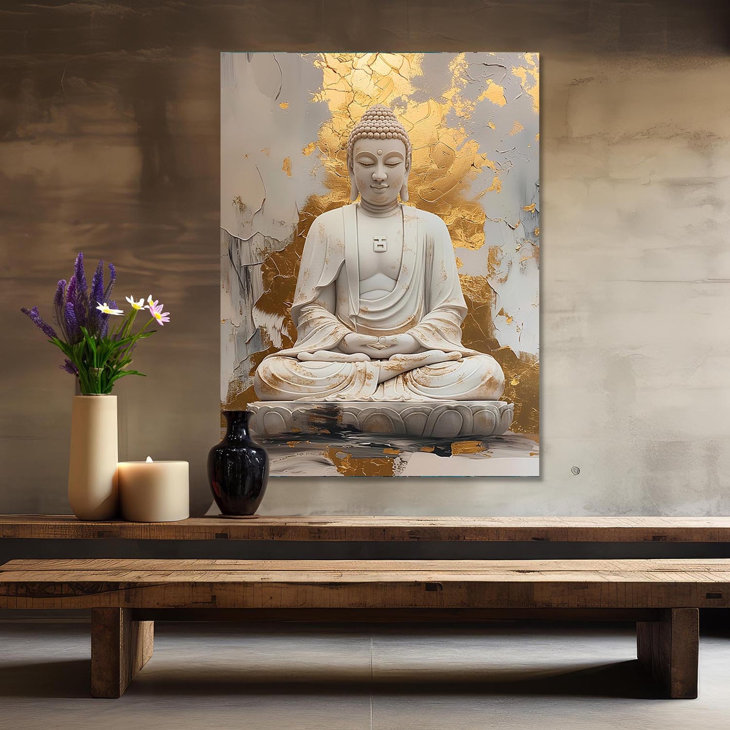 Buddha Canvas Art Print: Divine Serenity for Every Space