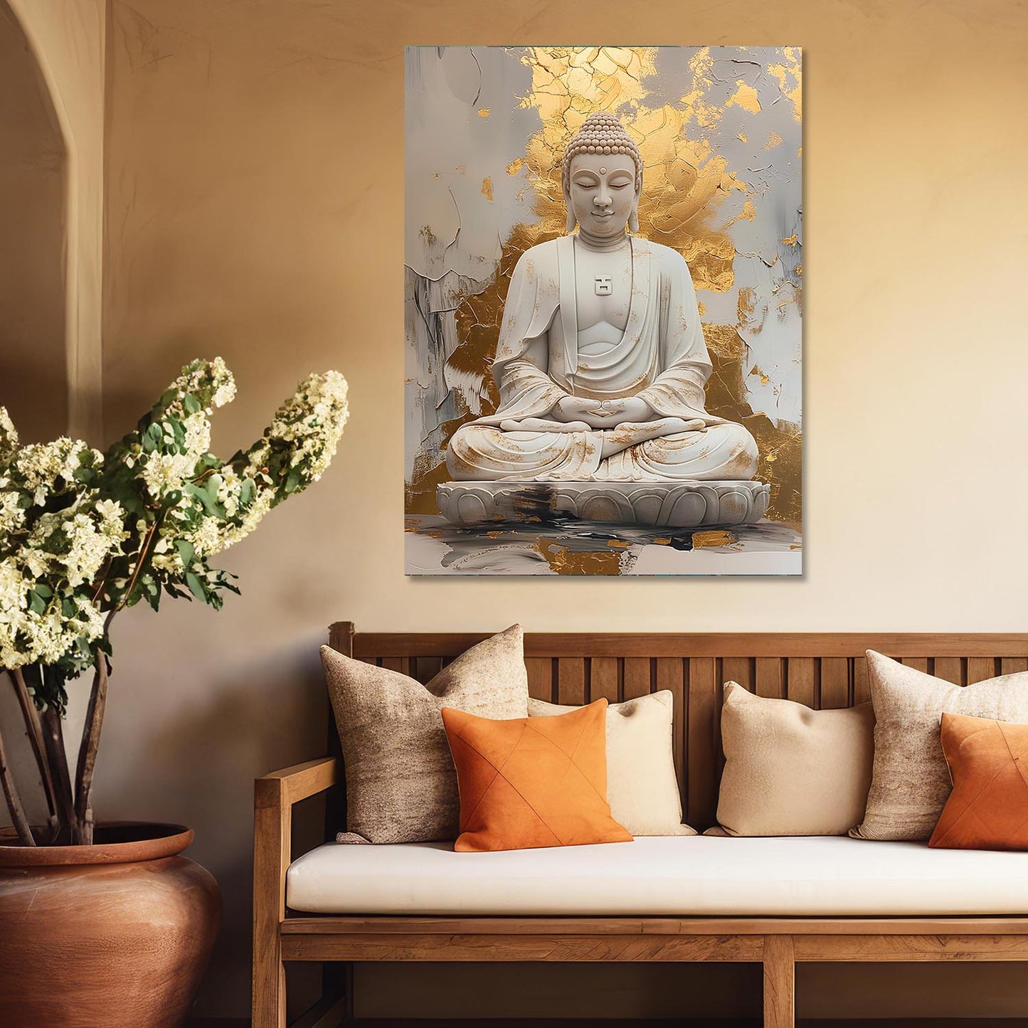 Buddha Canvas Art Print: Divine Serenity for Every Space