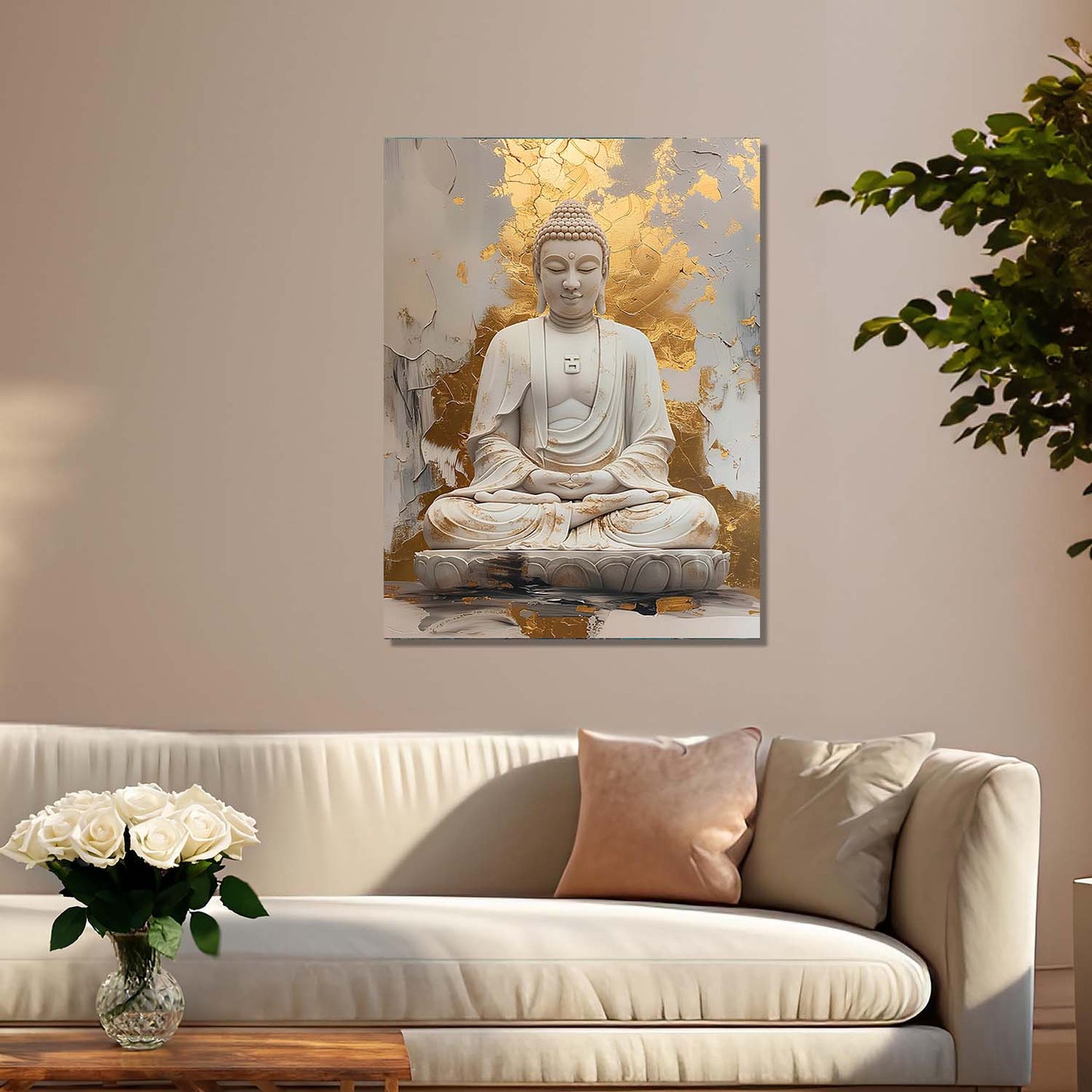 Buddha Canvas Art Print: Divine Serenity for Every Space