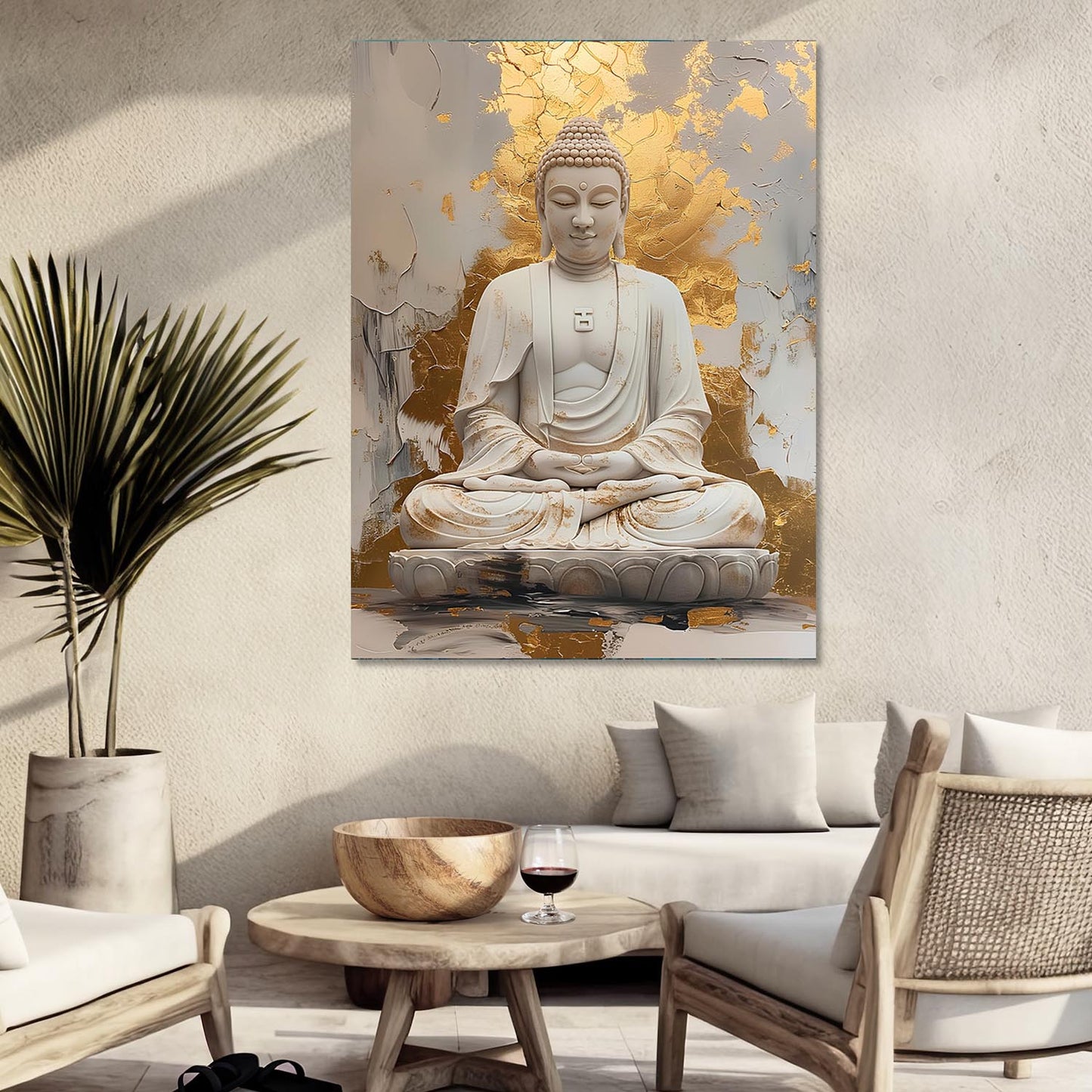 Buddha Canvas Art Print: Divine Serenity for Every Space