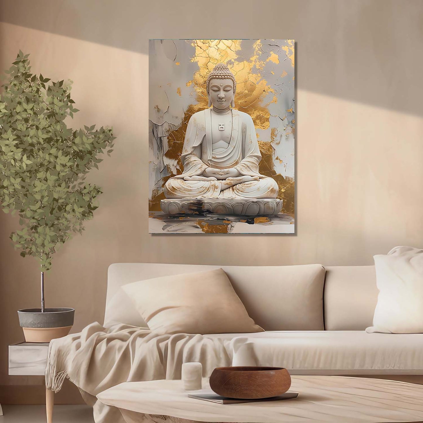 Buddha Canvas Art Print: Divine Serenity for Every Space