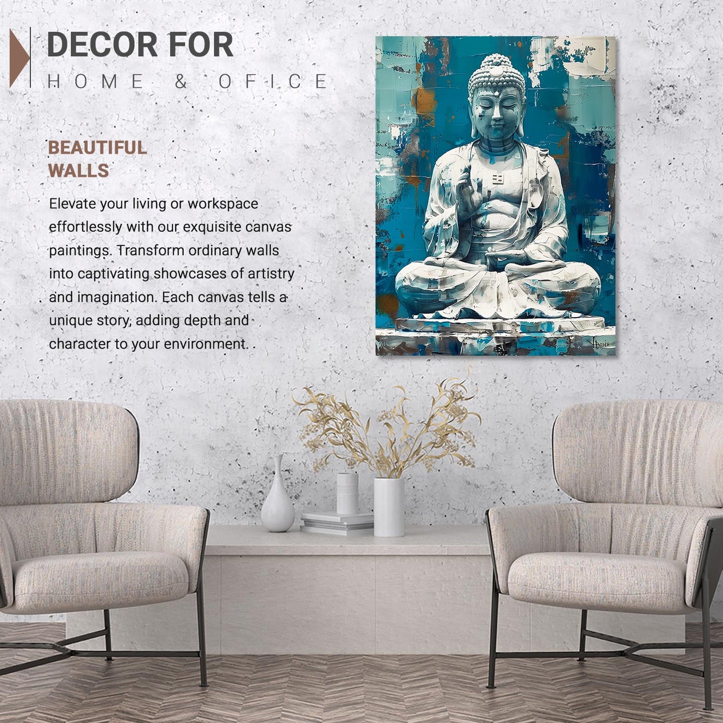 Buddha Canvas Art Print: Divine Serenity for Every Space