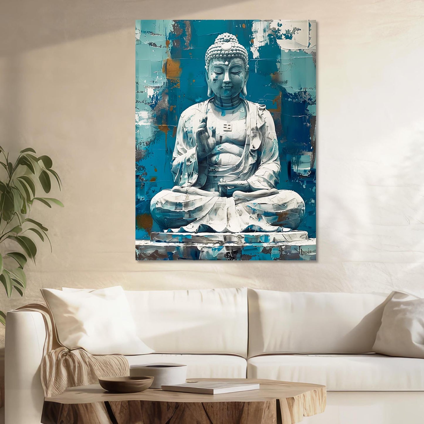 Buddha Canvas Art Print: Divine Serenity for Every Space