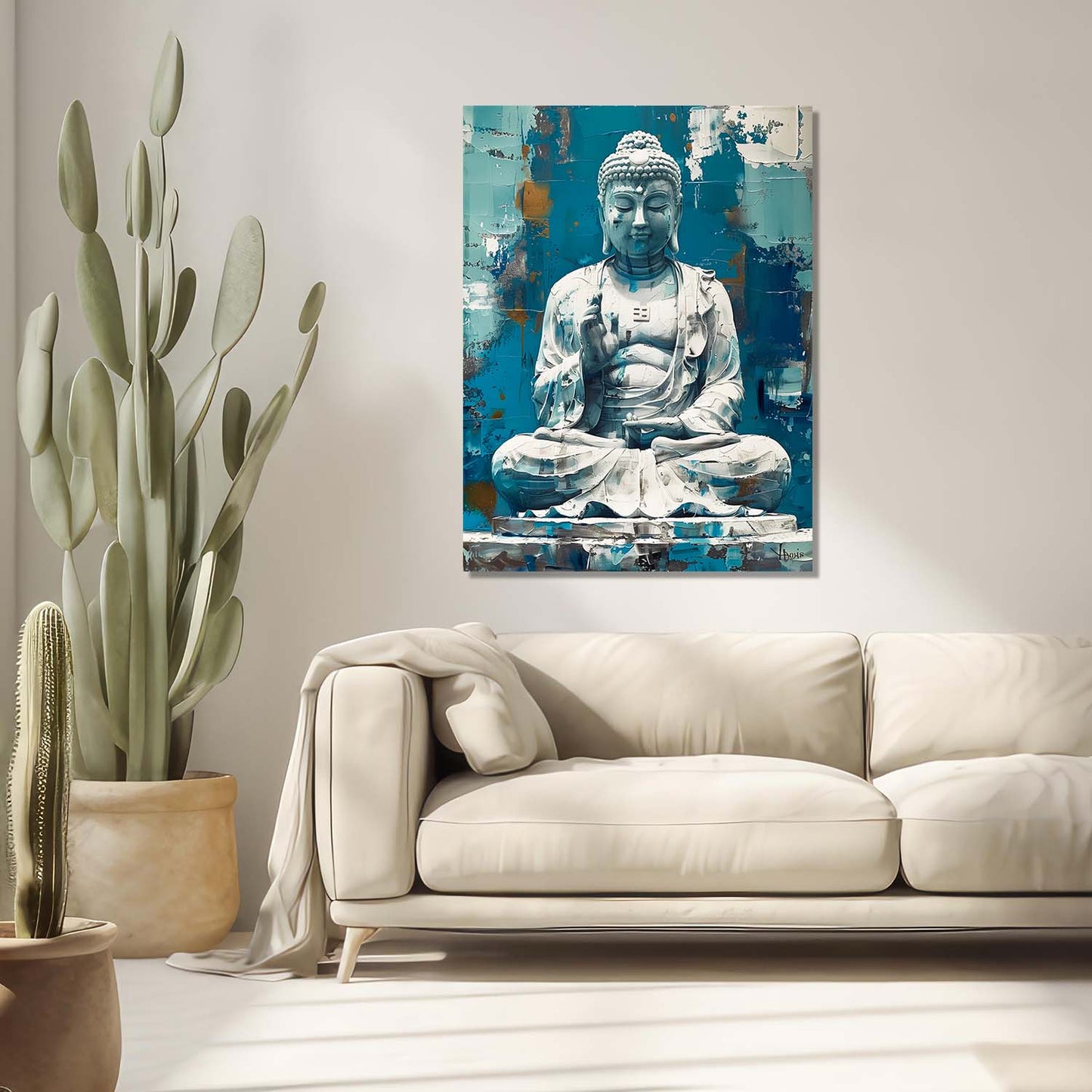 Buddha Canvas Art Print: Divine Serenity for Every Space