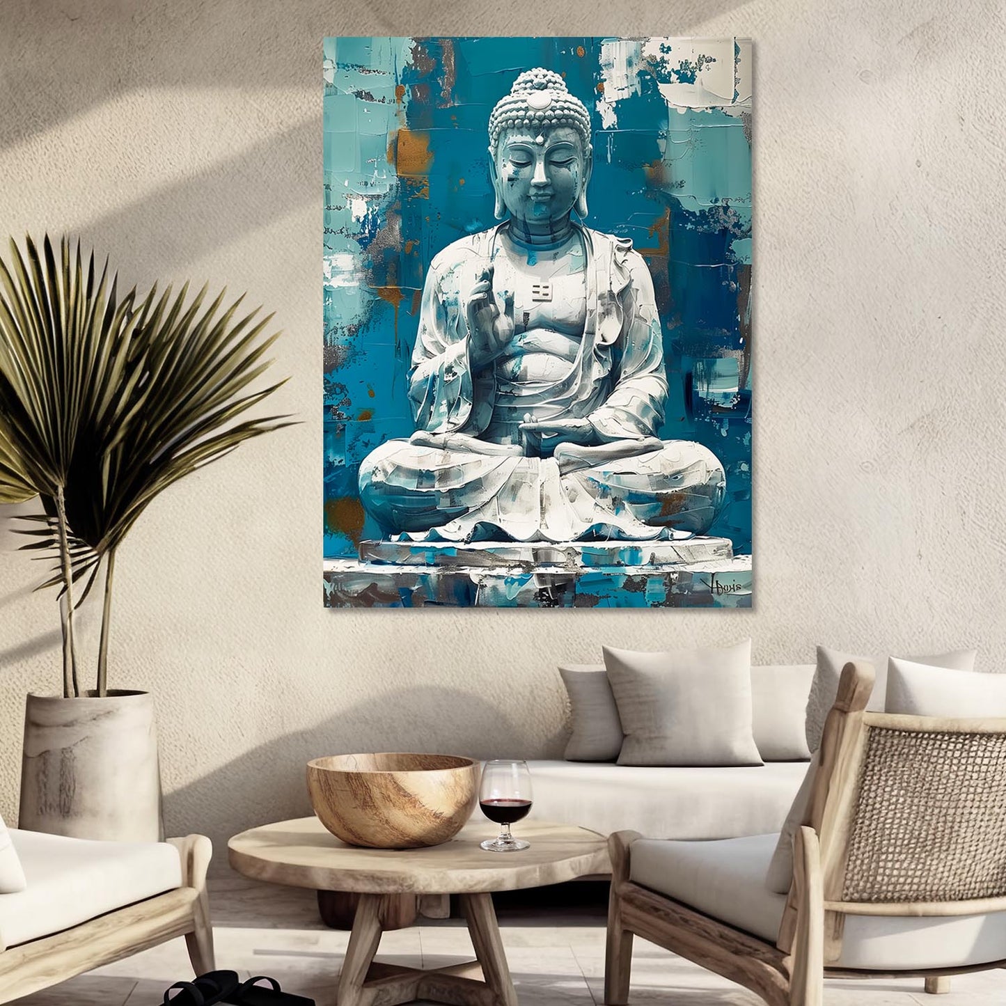 Buddha Canvas Art Print: Divine Serenity for Every Space