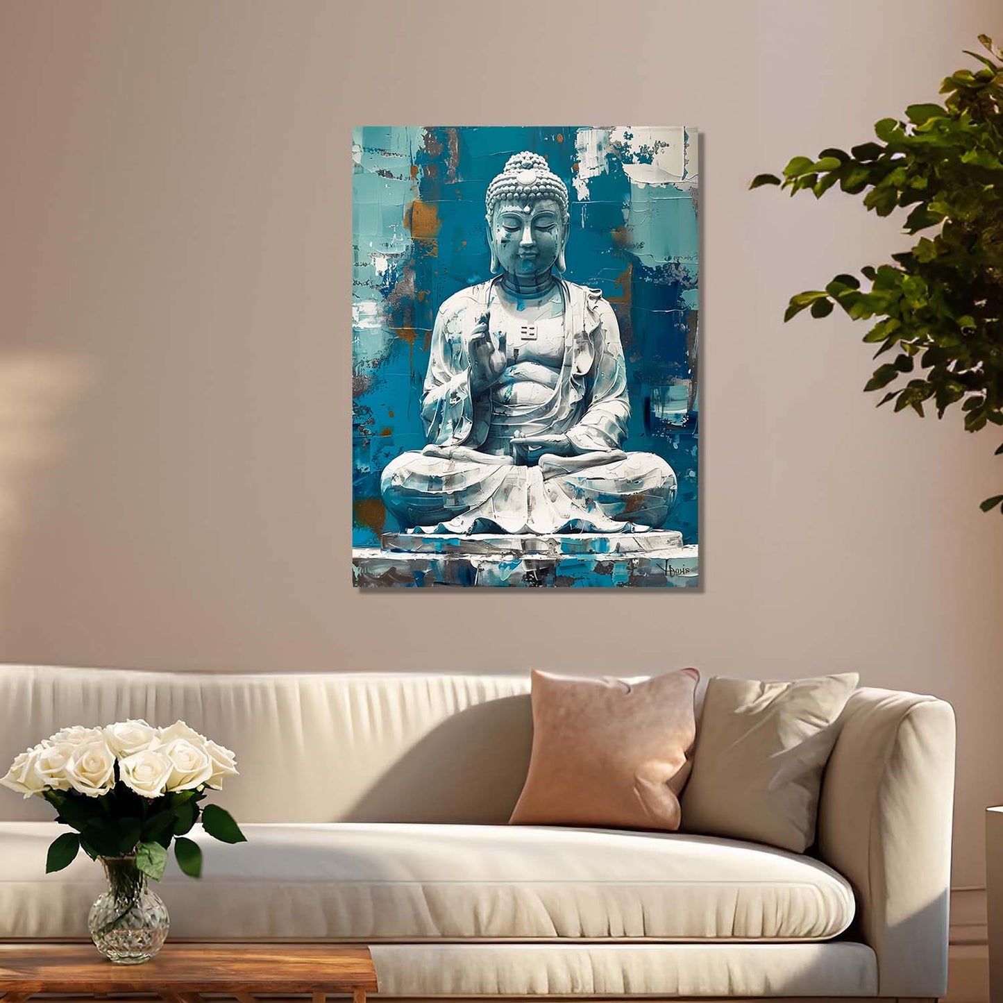 Buddha Canvas Art Print: Divine Serenity for Every Space