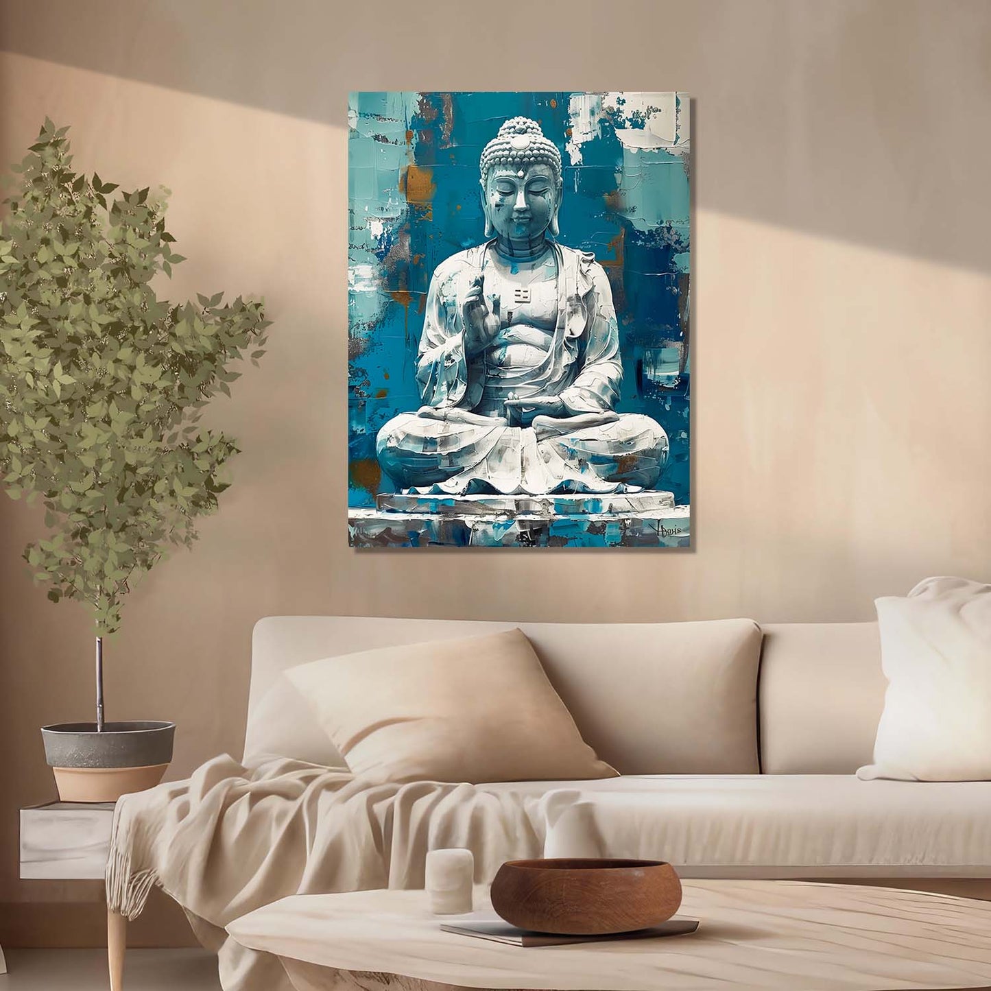 Buddha Canvas Art Print: Divine Serenity for Every Space