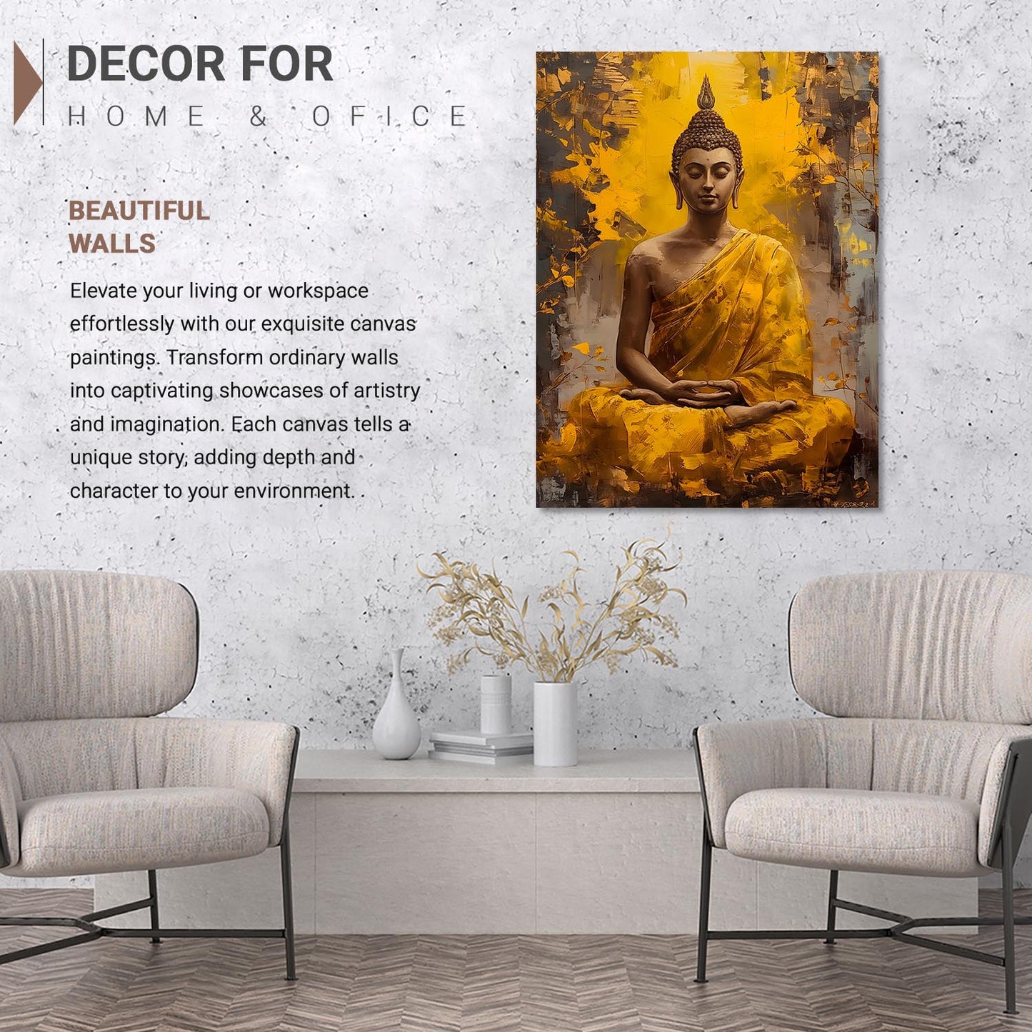 Buddha Canvas Art Print: Divine Serenity for Every Space