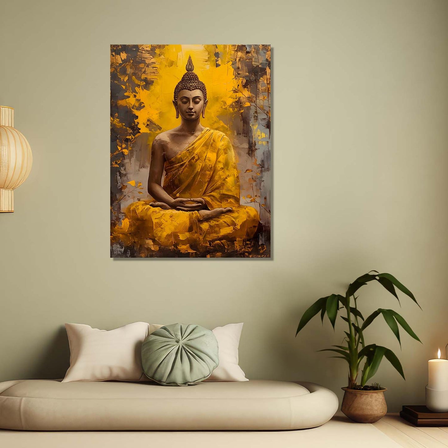 Buddha Canvas Art Print: Divine Serenity for Every Space