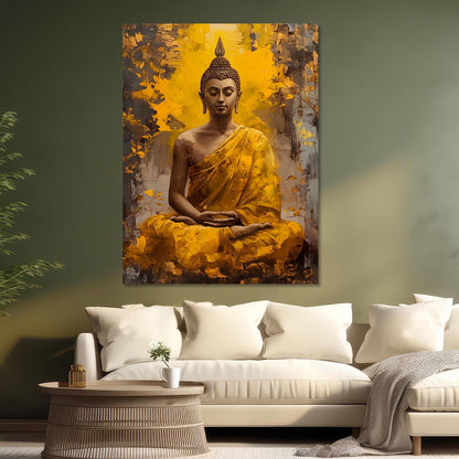 Buddha Canvas Art Print: Divine Serenity for Every Space