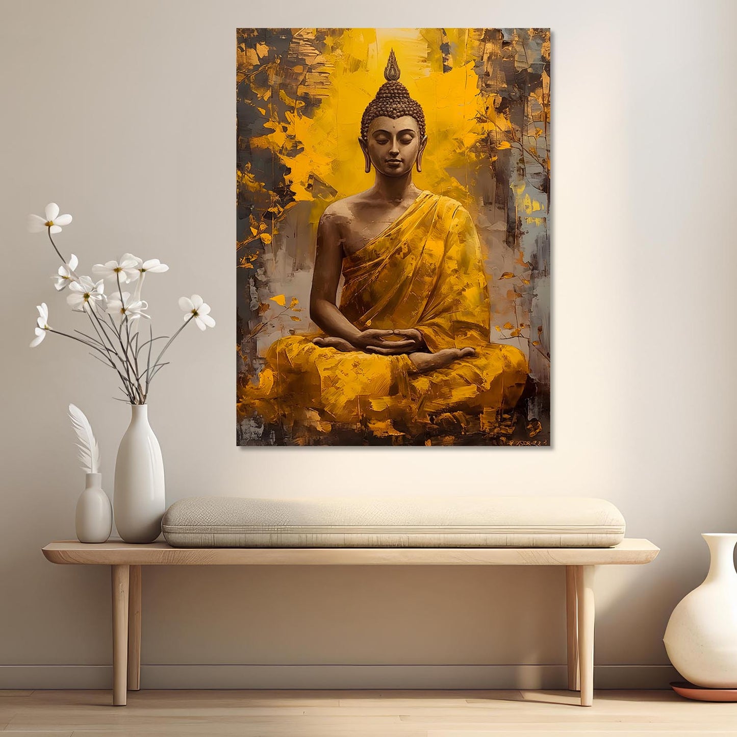 Buddha Canvas Art Print: Divine Serenity for Every Space