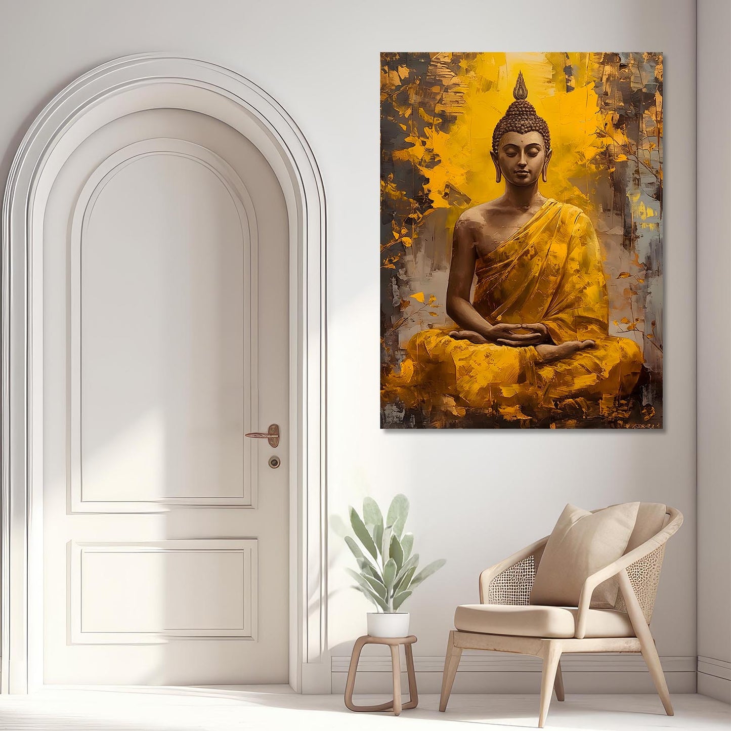 Buddha Canvas Art Print: Divine Serenity for Every Space