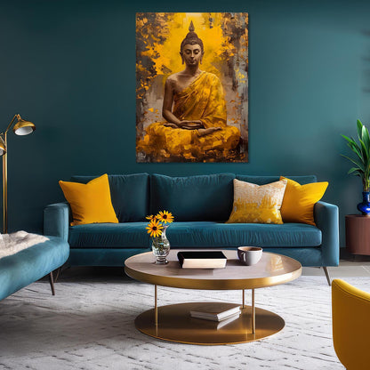 Buddha Canvas Art Print: Divine Serenity for Every Space