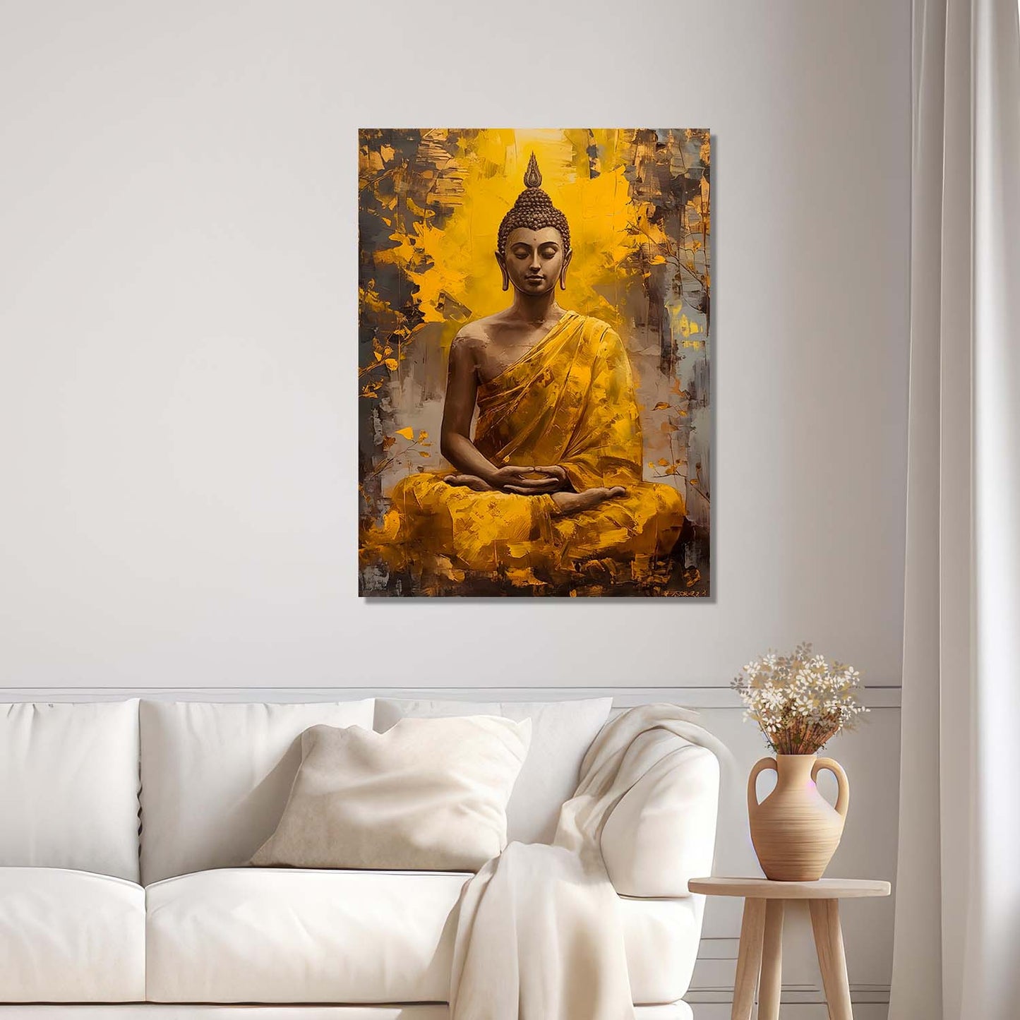 Buddha Canvas Art Print: Divine Serenity for Every Space