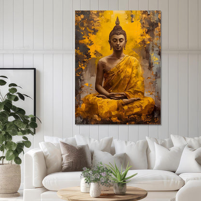 Buddha Canvas Art Print: Divine Serenity for Every Space