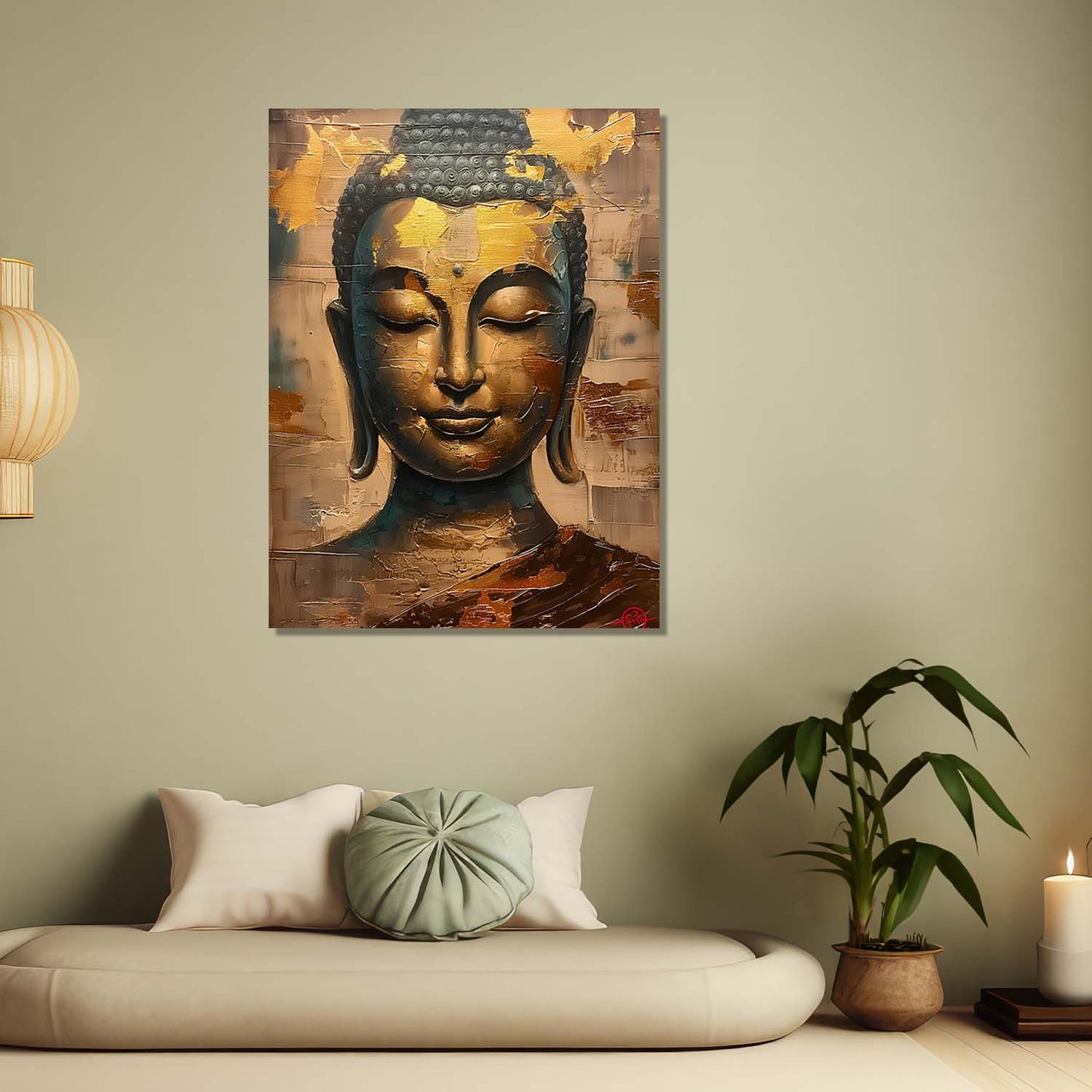 Buddha Canvas Art Print: Divine Serenity for Every Space