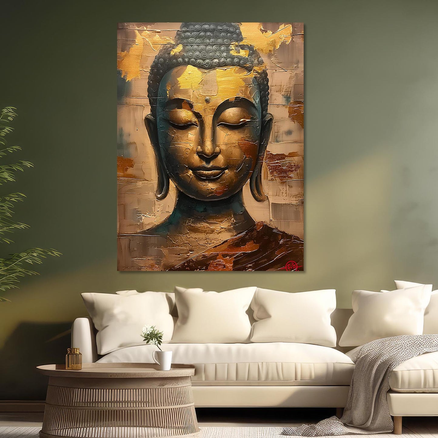 Buddha Canvas Art Print: Divine Serenity for Every Space