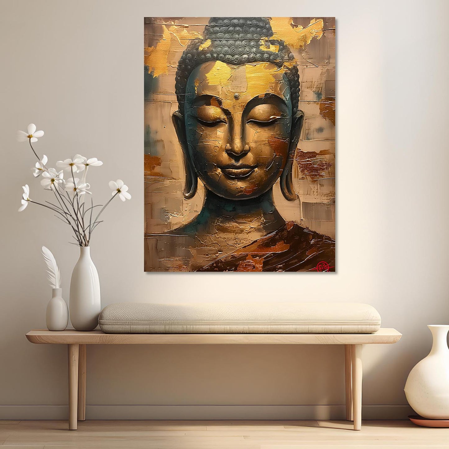 Buddha Canvas Art Print: Divine Serenity for Every Space