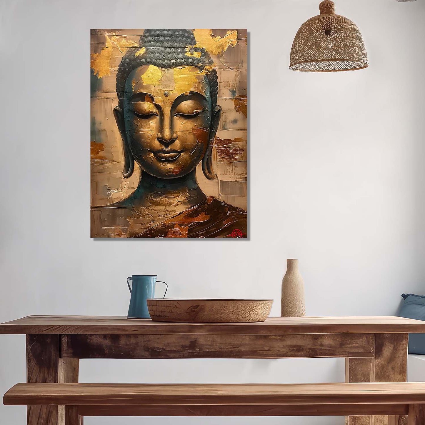 Buddha Canvas Art Print: Divine Serenity for Every Space