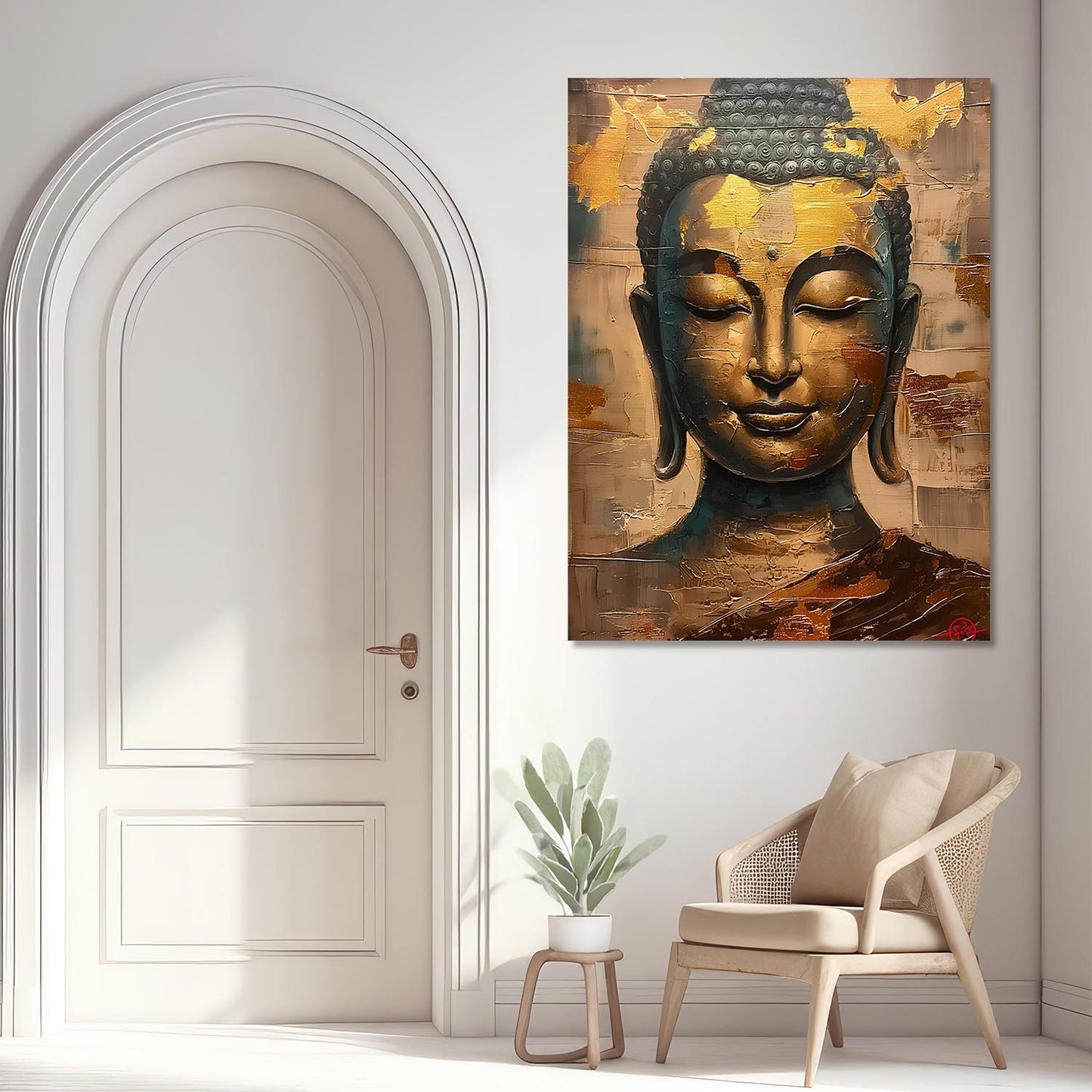 Buddha Canvas Art Print: Divine Serenity for Every Space