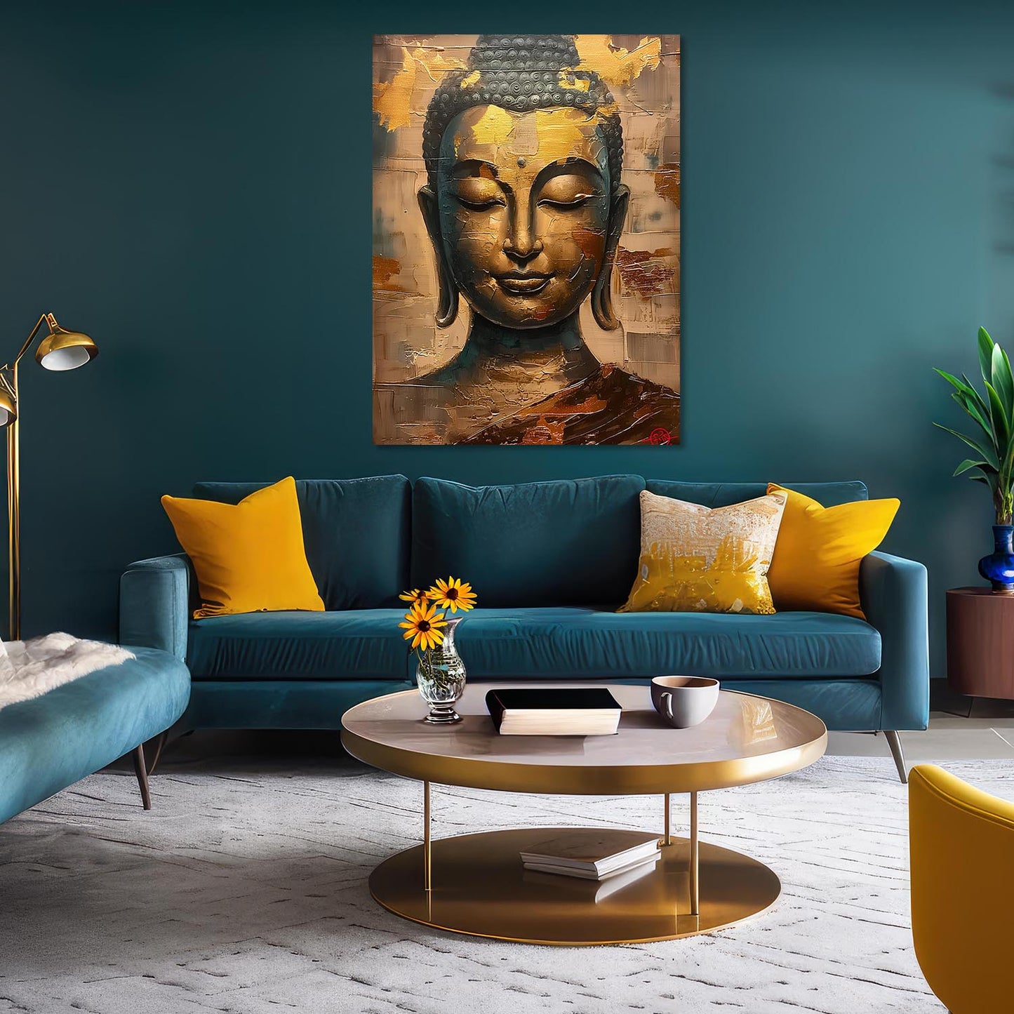 Buddha Canvas Art Print: Divine Serenity for Every Space