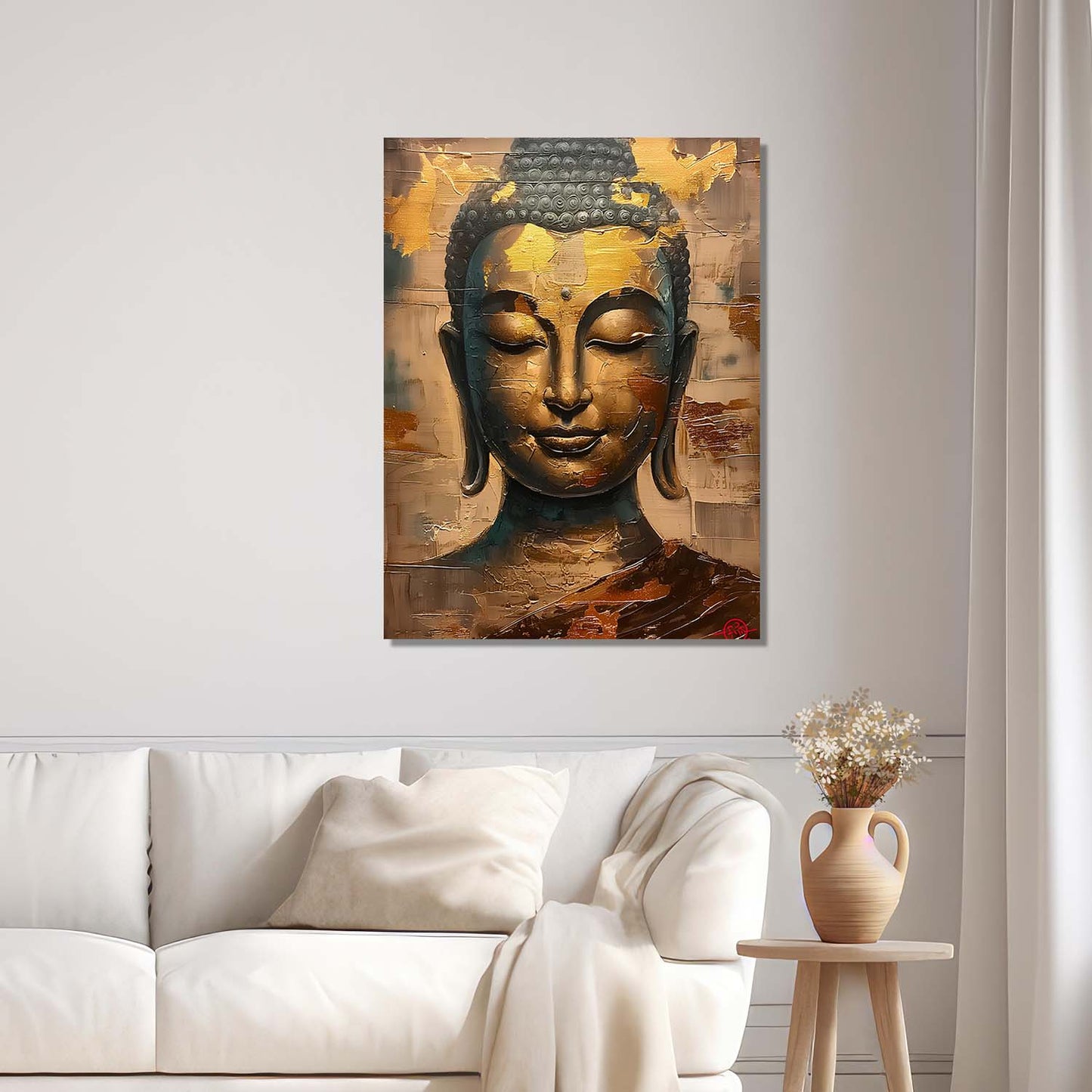 Buddha Canvas Art Print: Divine Serenity for Every Space