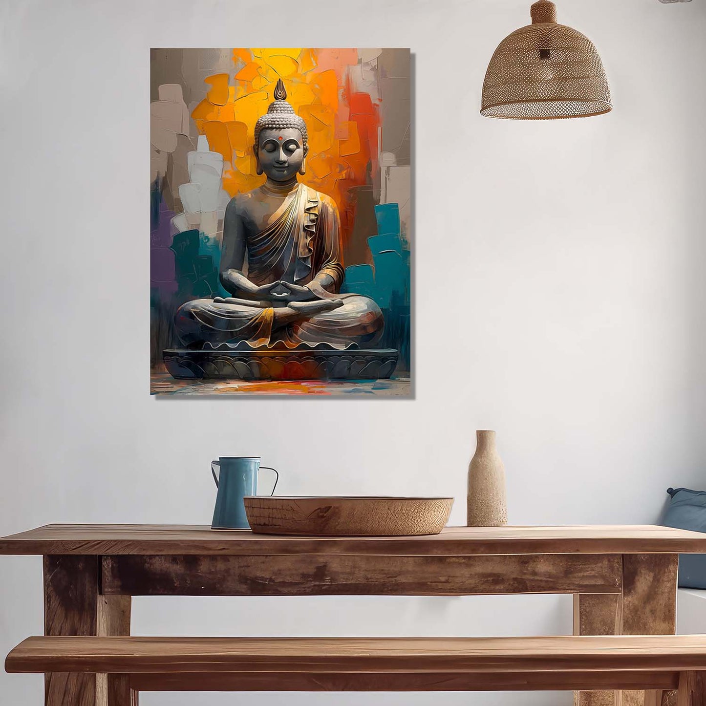 Buddha Canvas Art Print: Divine Serenity for Every Space