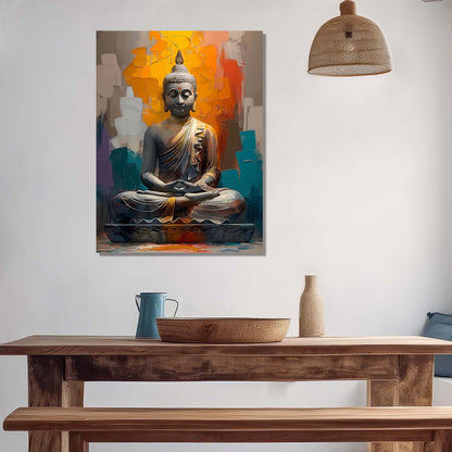 Buddha Canvas Art Print: Divine Serenity for Every Space