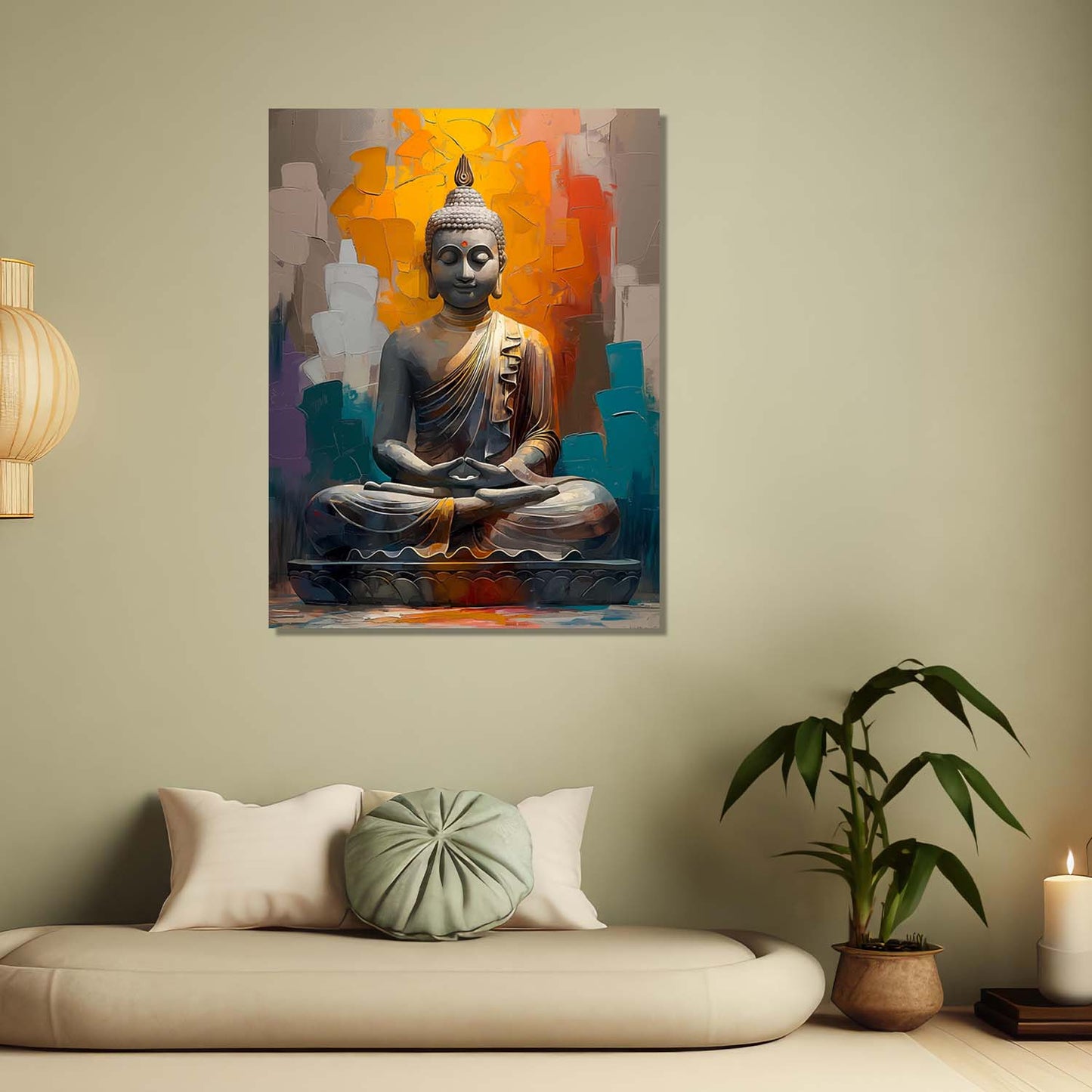 Buddha Canvas Art Print: Divine Serenity for Every Space