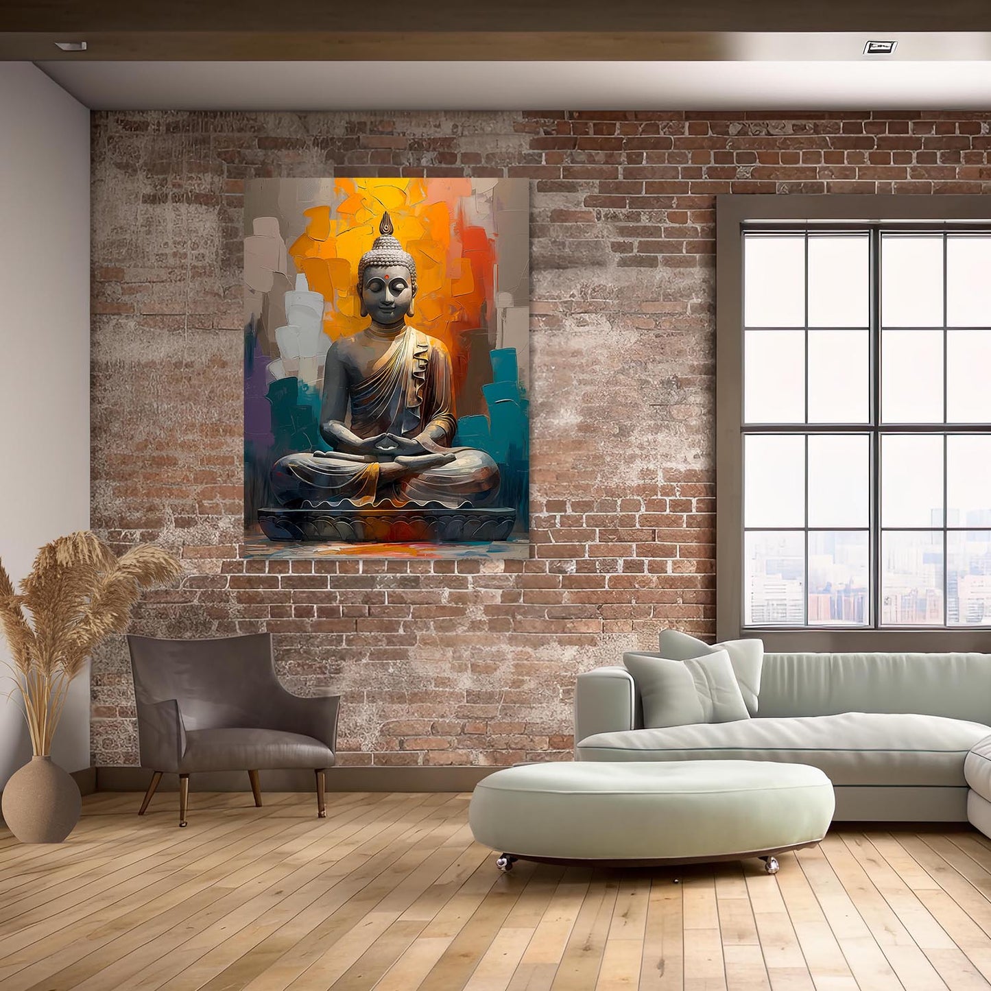 Buddha Canvas Art Print: Divine Serenity for Every Space