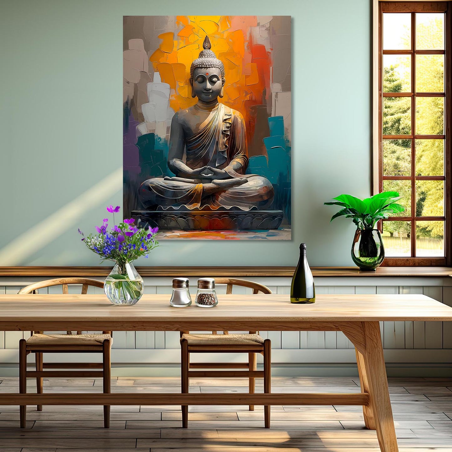 Buddha Canvas Art Print: Divine Serenity for Every Space