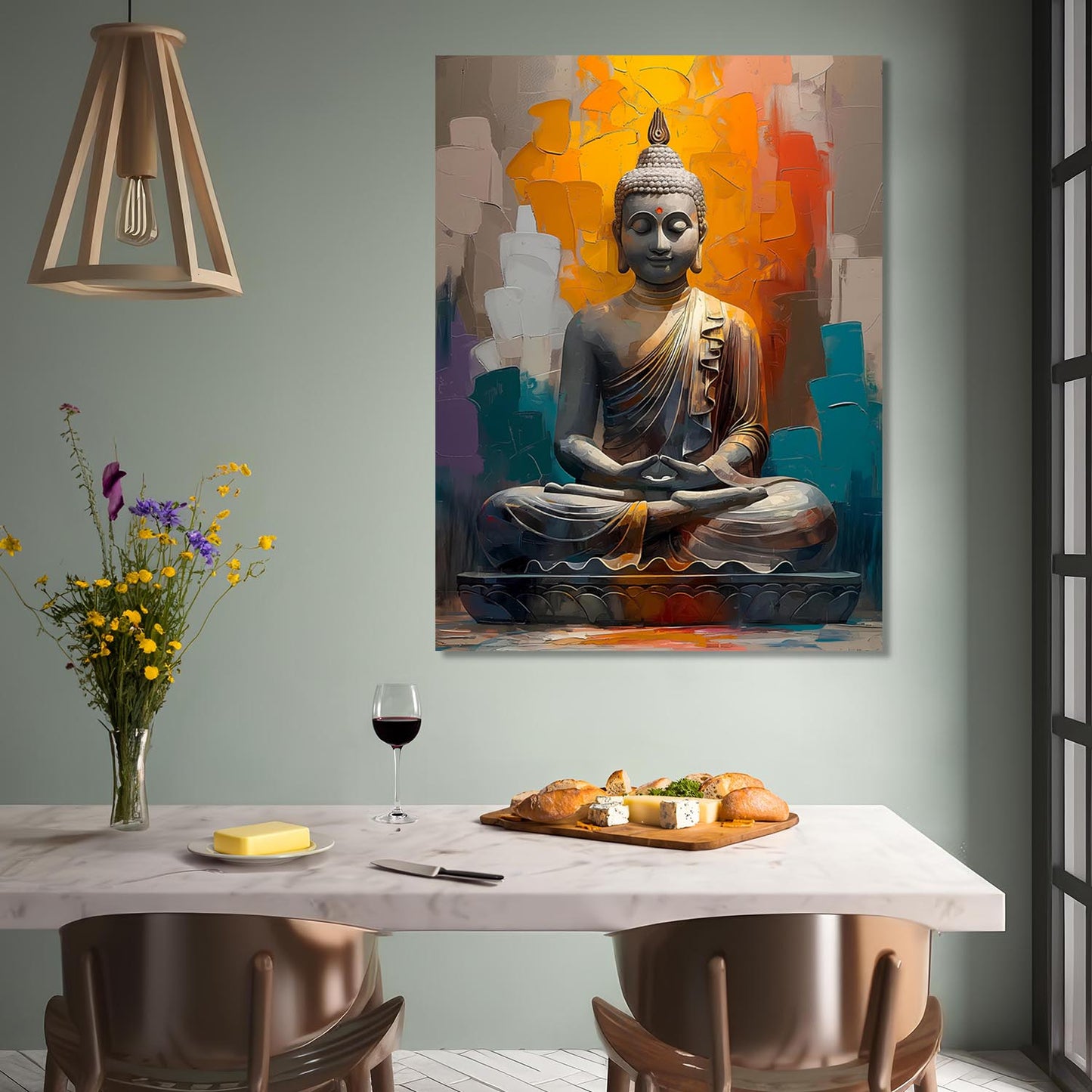 Buddha Canvas Art Print: Divine Serenity for Every Space