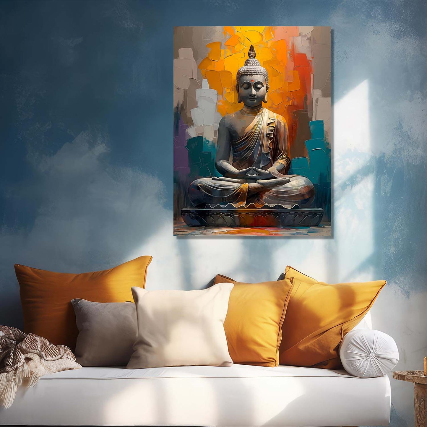 Buddha Canvas Art Print: Divine Serenity for Every Space