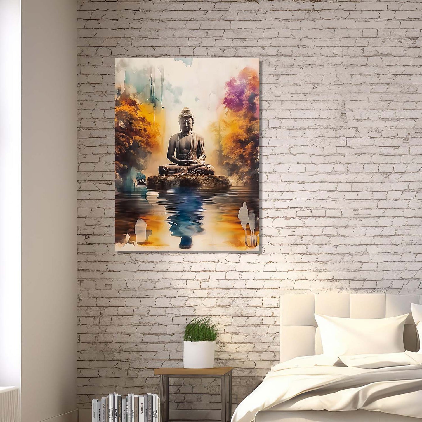 Buddha Canvas Art Print: Divine Serenity for Every Space